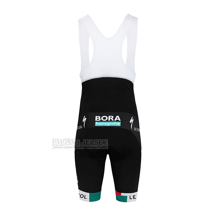 2022 Cycling Jersey Bora-Hansgrone Green White Short Sleeve and Bib Short